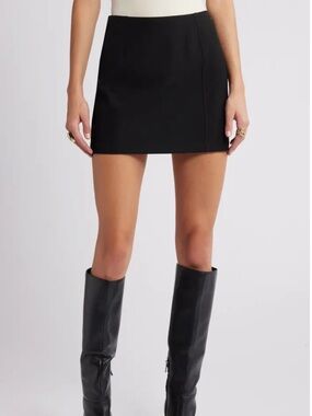 Open Edit Tailored Mini Skirt